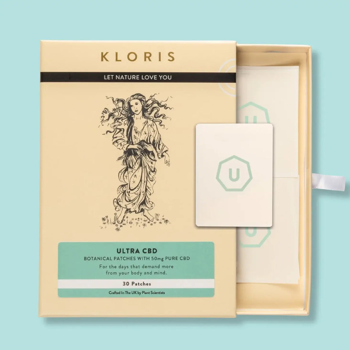 KLORIS Ultra 50mg CBD Patches – High Strength Pain & Stress Support