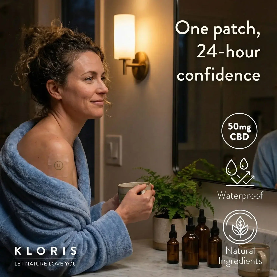 KLORIS Ultra 50mg CBD Patches – High Strength Pain & Stress Support