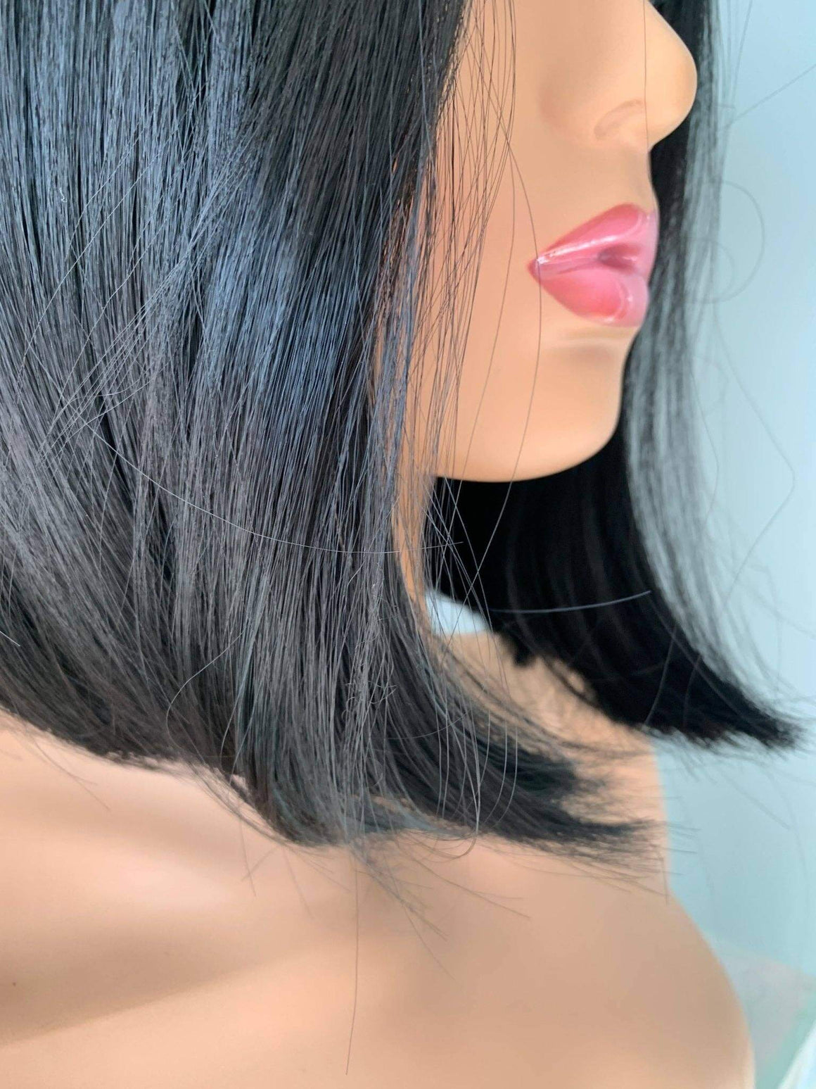Katy Short Black Bob Wig