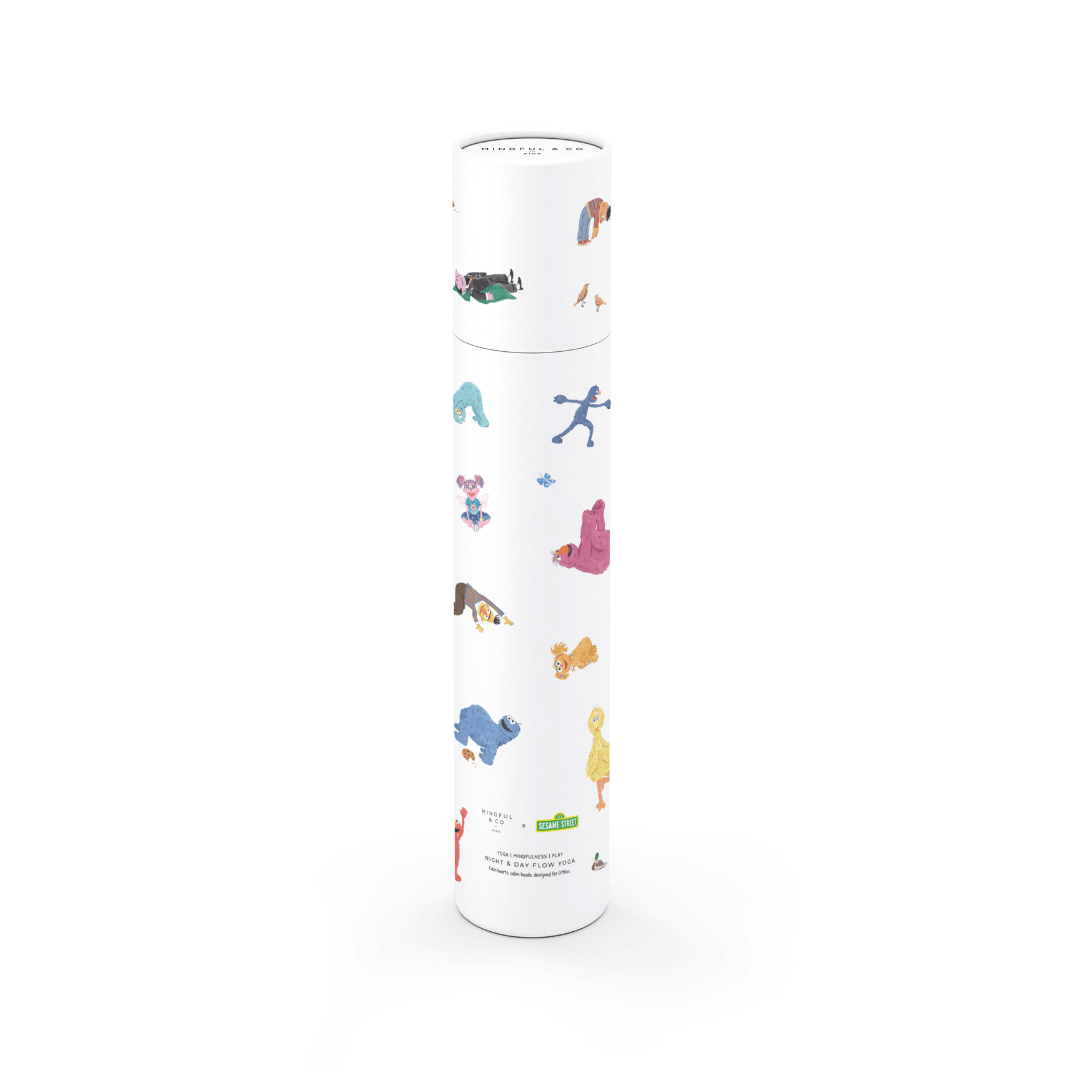 Double-sided Sesame Street Yoga Poses Print