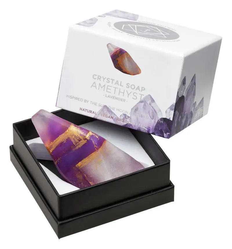 Lavender Crystal Soap - Amethyst