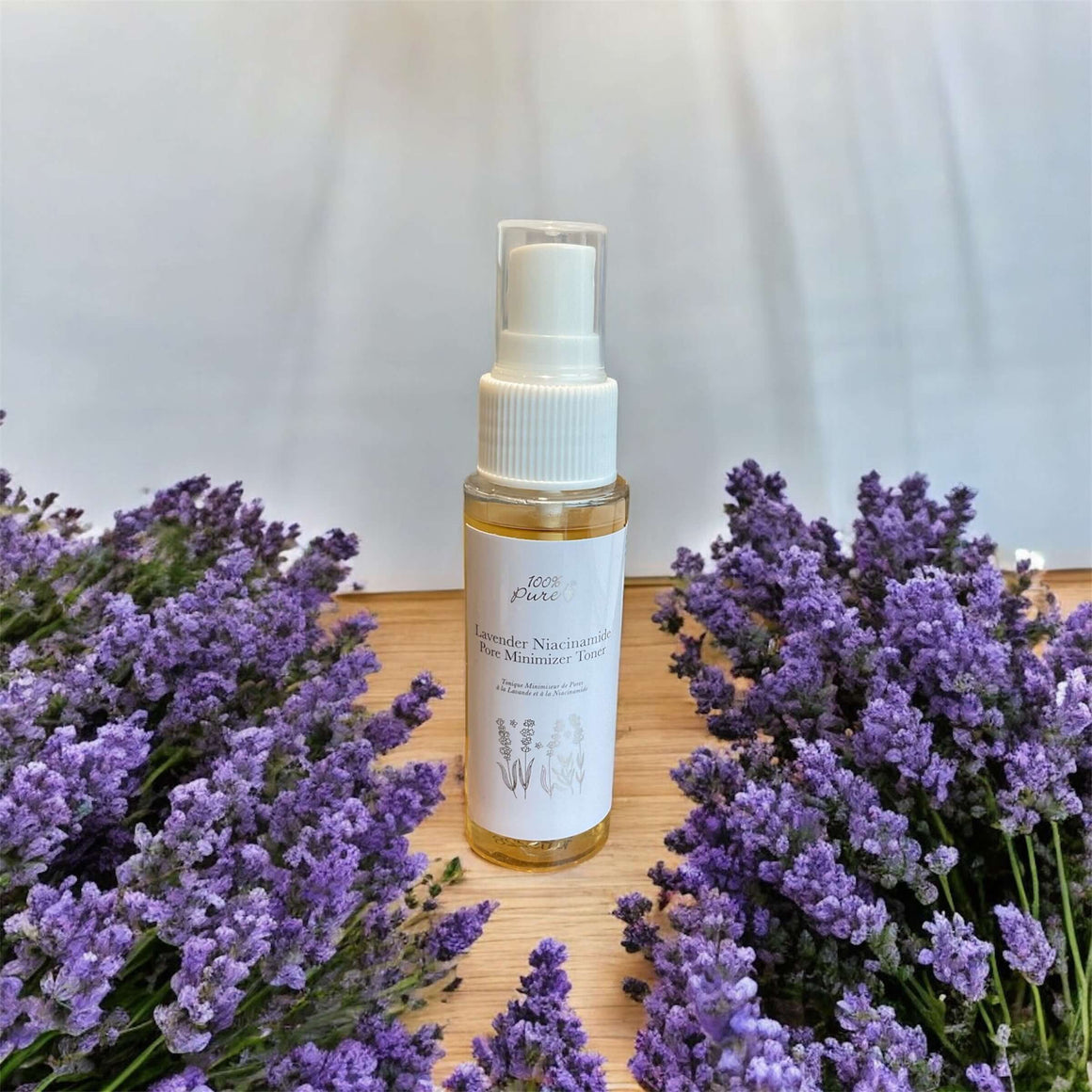 Lavender Niacinamide Pore Minimizer Tonique - 100% Pure