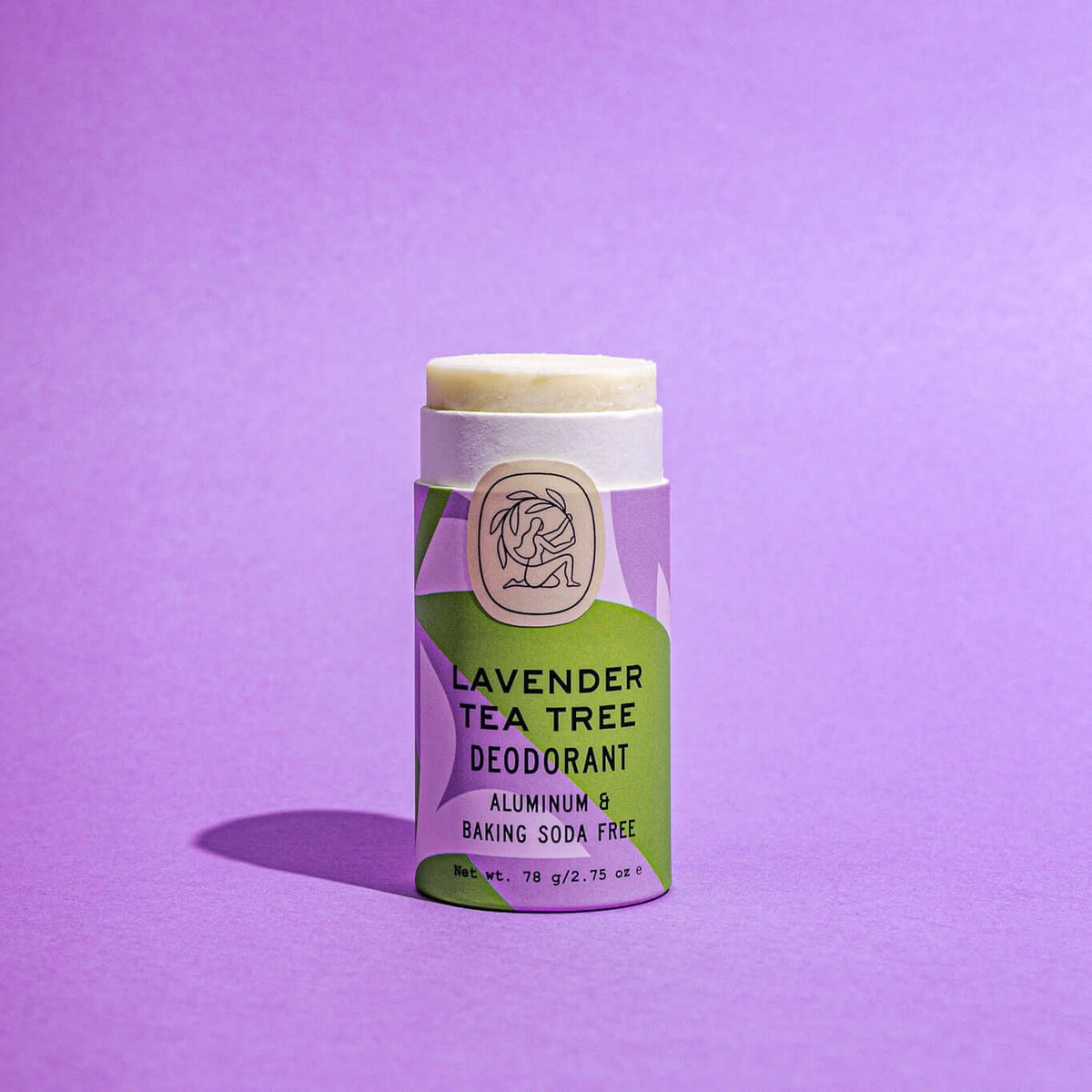 Lavender Tea Tree Deodorant Plastic-Free Tube