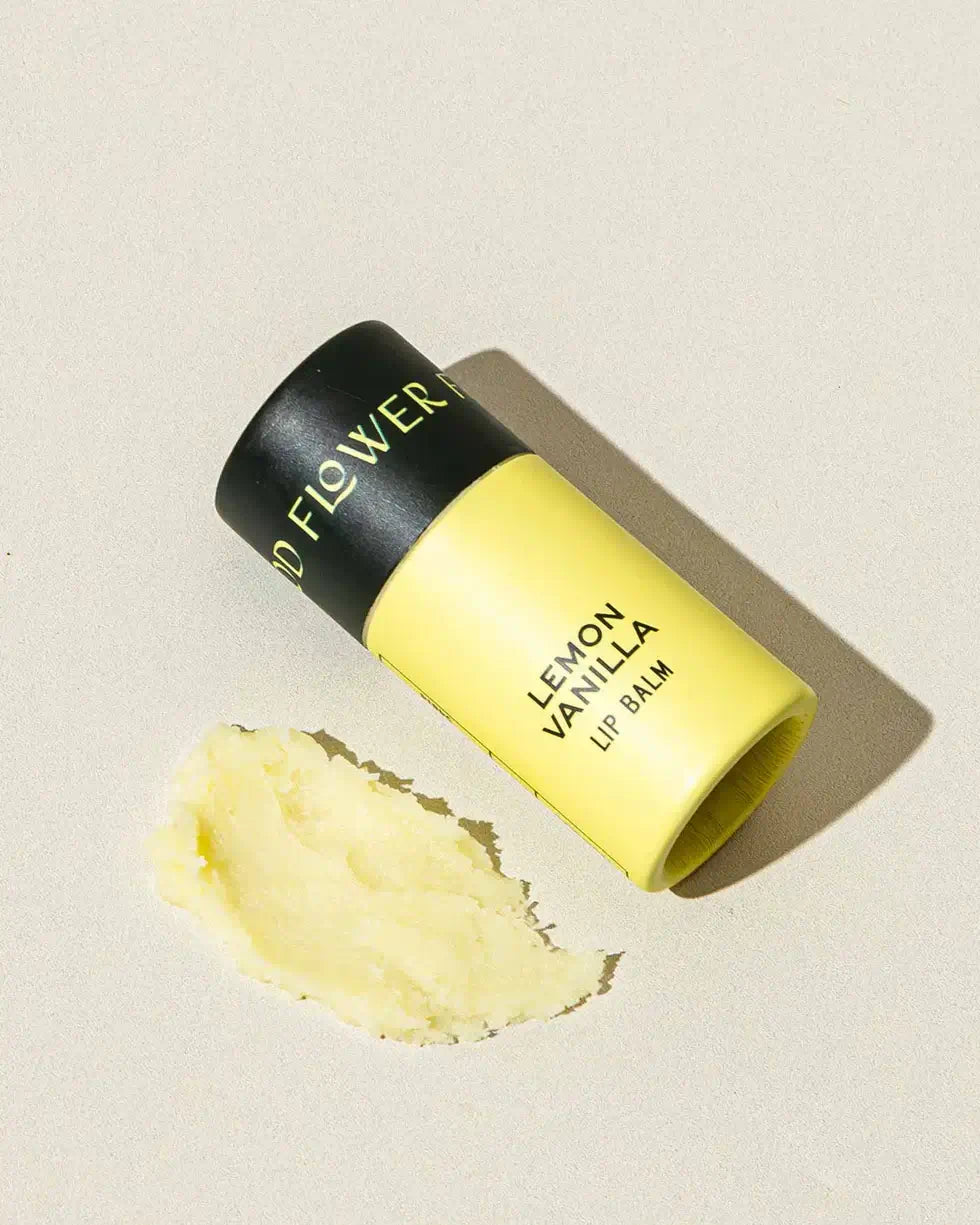 Lemon Vanilla Organic Lip Balm 0.30oz-Good Flower Farm-Live in the Light Naturally Ltd