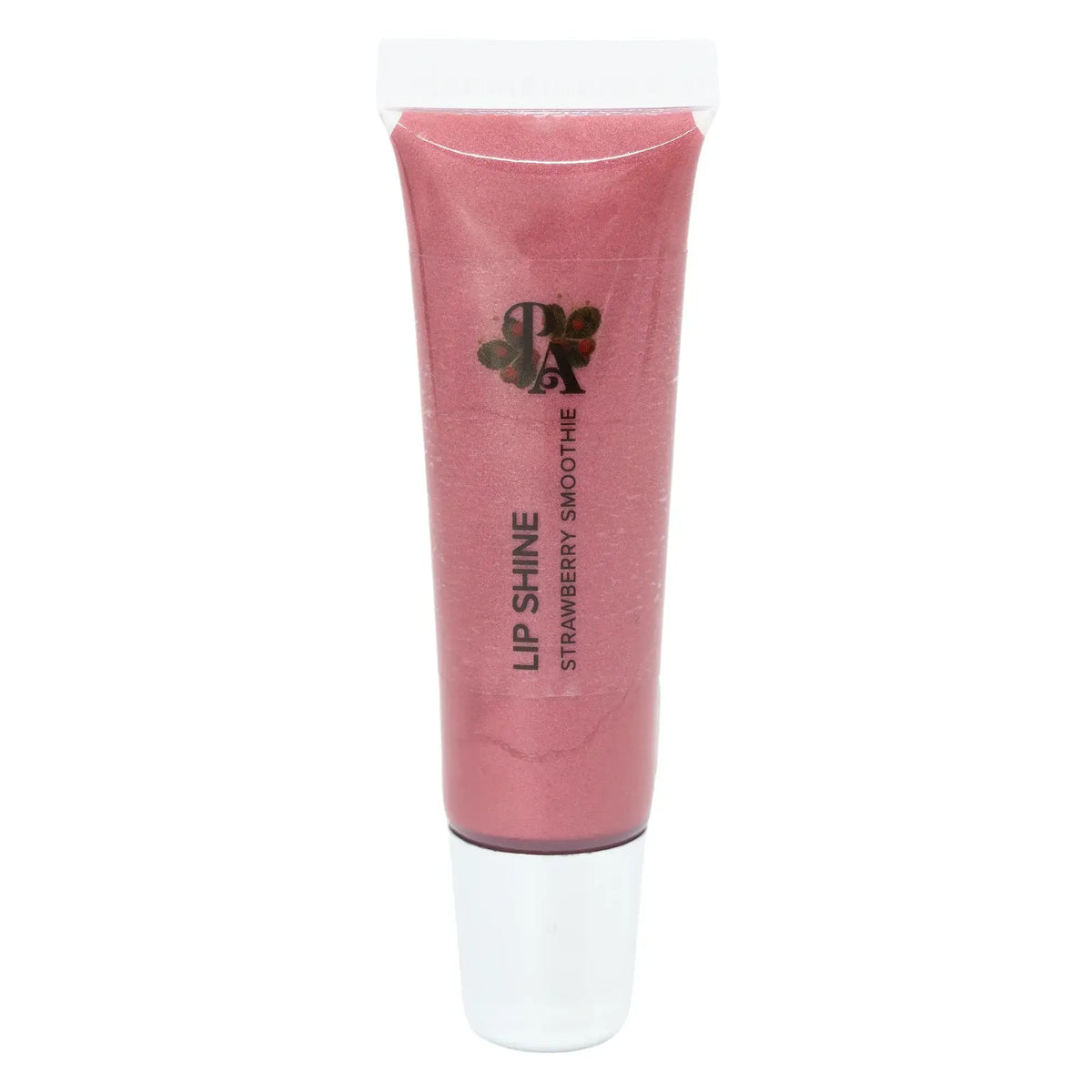Lipshine tube labeled 'Strawberry Smoothe' on a white background