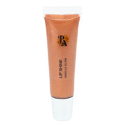 Lip shine product with 'PA' logo on a white background