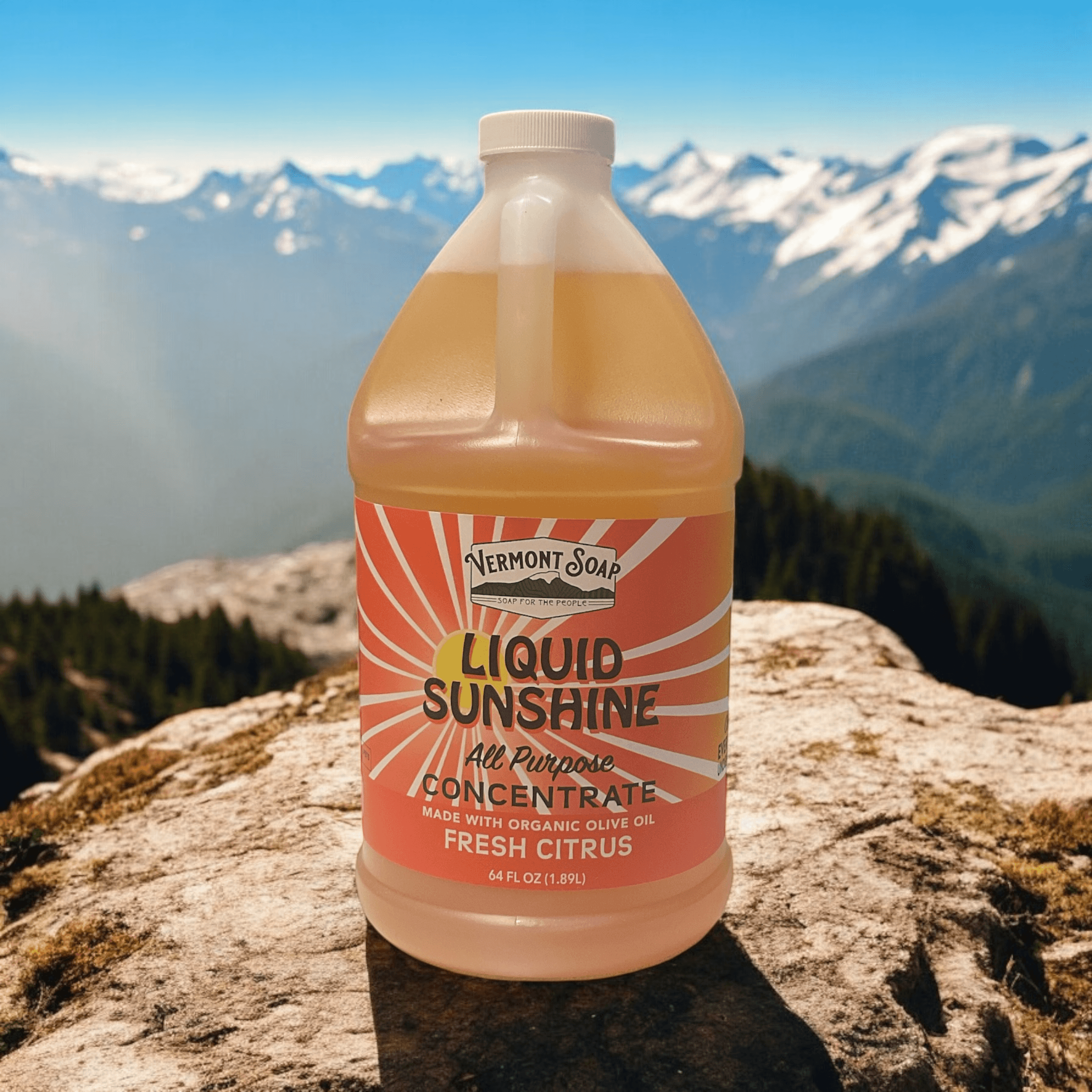 【中古】 Liquid Sunshine Organics Liquid Sunshine Non Toxic Cleaner Concentrate - Vermont Soap