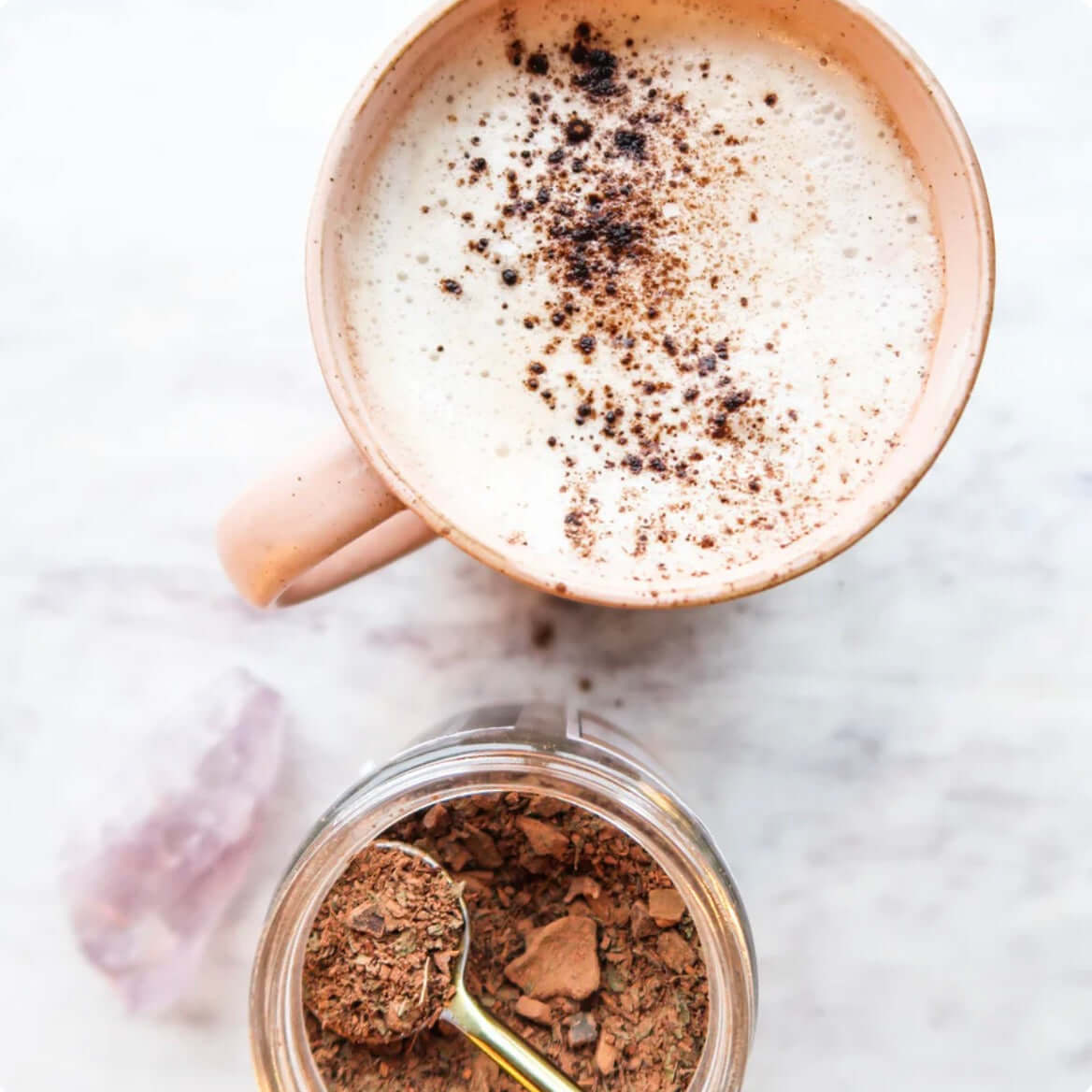 Mint Cacao Bliss – Superfood Tea (70g) | Lake & Oak