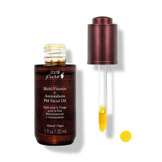 Multi-Vitamin + Antioxidants PM Facial Oil - 100% Pure