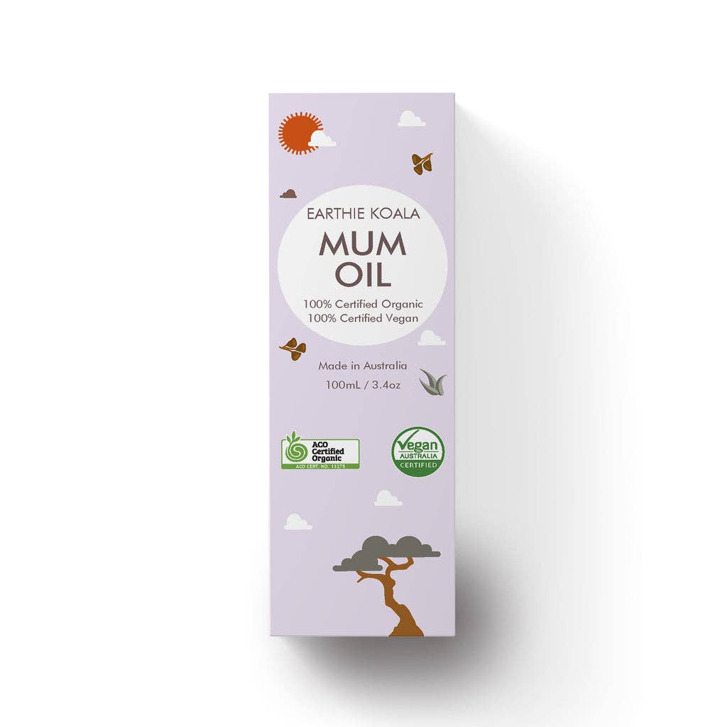 Mum Hydrating Body Oil with Turmeric 100ml - Earthie Koala