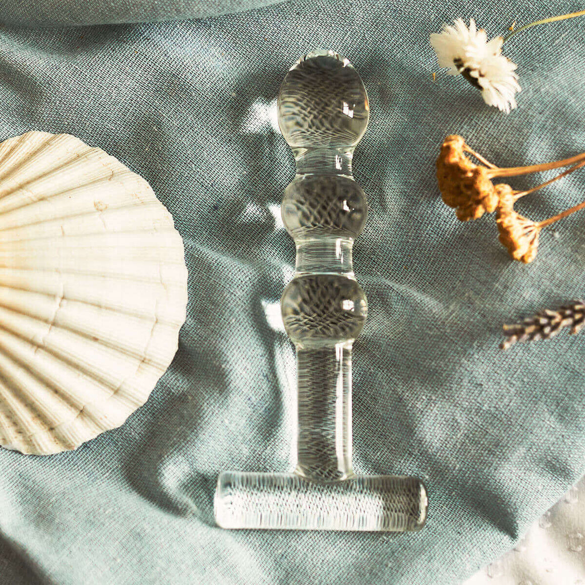 Tansy Anal | 6” Glass Dildo For Anal Fun-Live in the Light Naturally Ltd