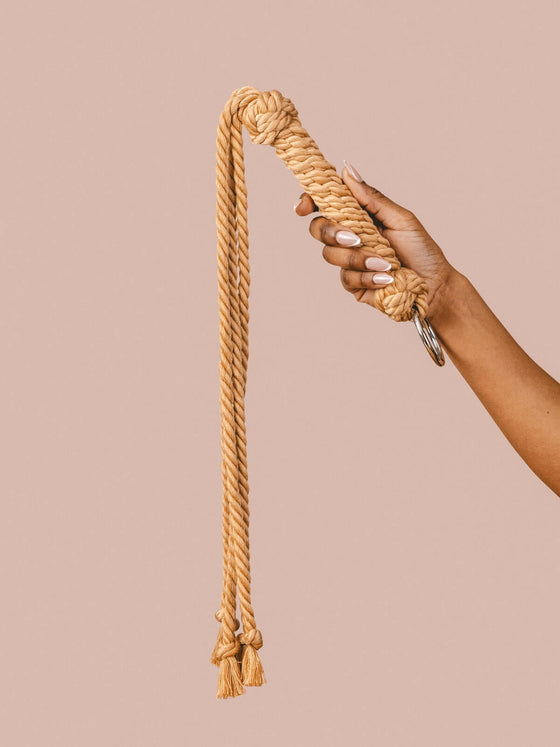 Kanuka | Flogger Whip | Tasselled Flogger For Couples Play-Live in the Light Naturally Ltd