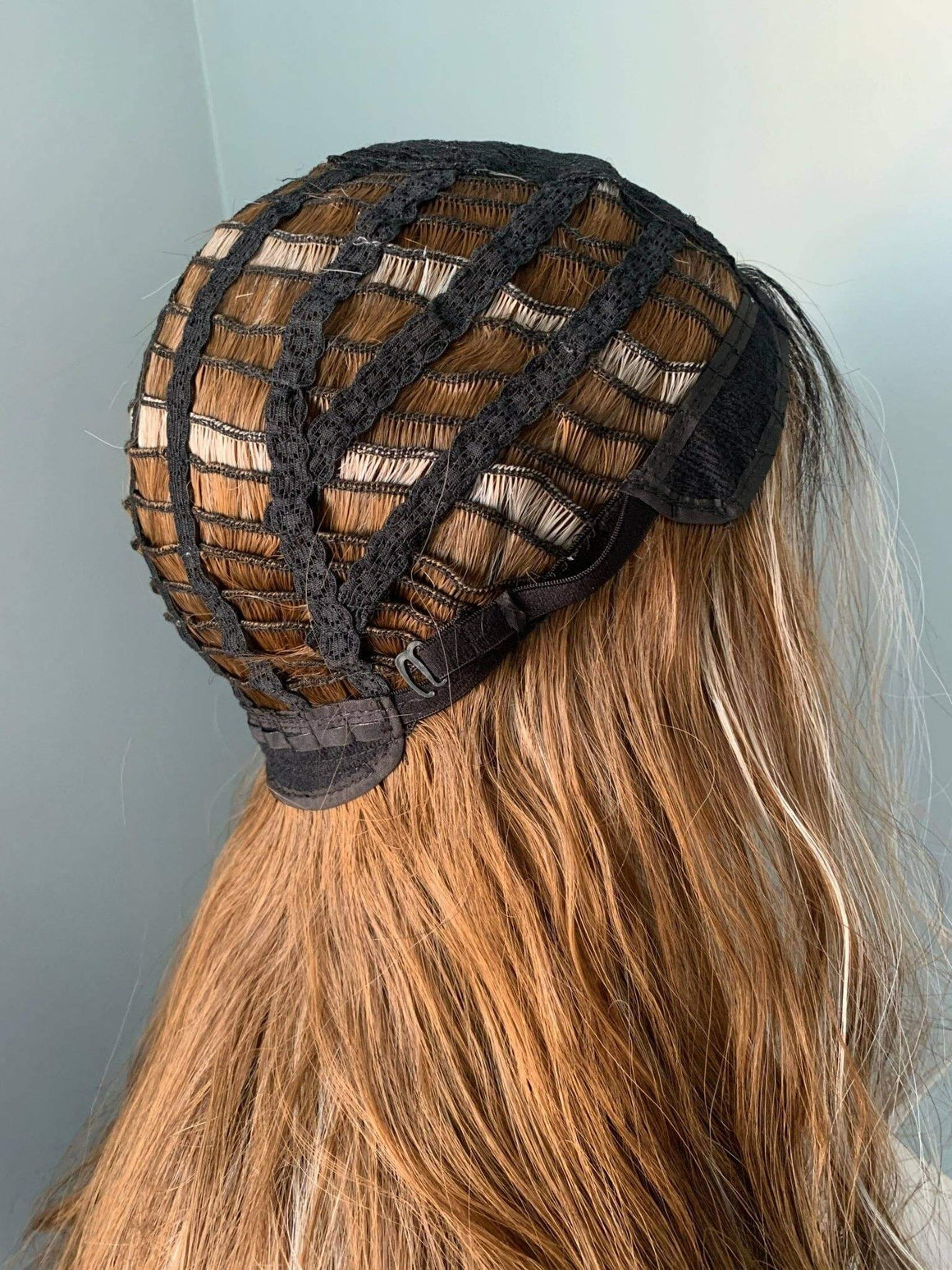 Natalie Highlighted Brown Beach Wave Wig