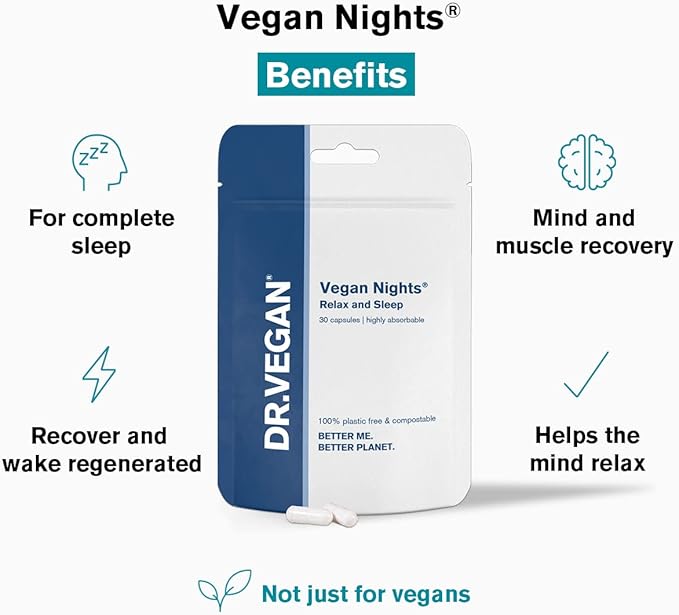 DR.VEGAN Nights Relax & Sleep 30 Capsules