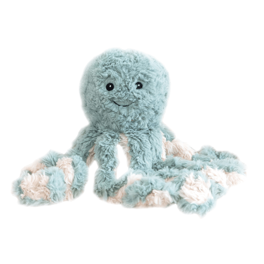 Plush octopus Weighted Teddy on a white background