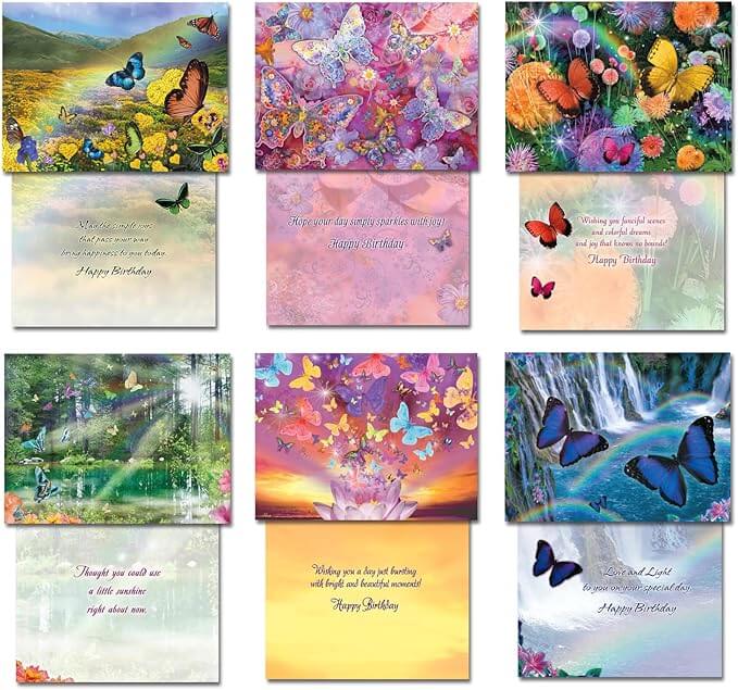 On Butterfly Wings Greeting Card Box (20 assorted)