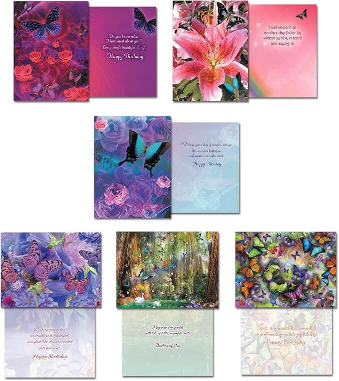 On Butterfly Wings Greeting Card Box (20 assorted)