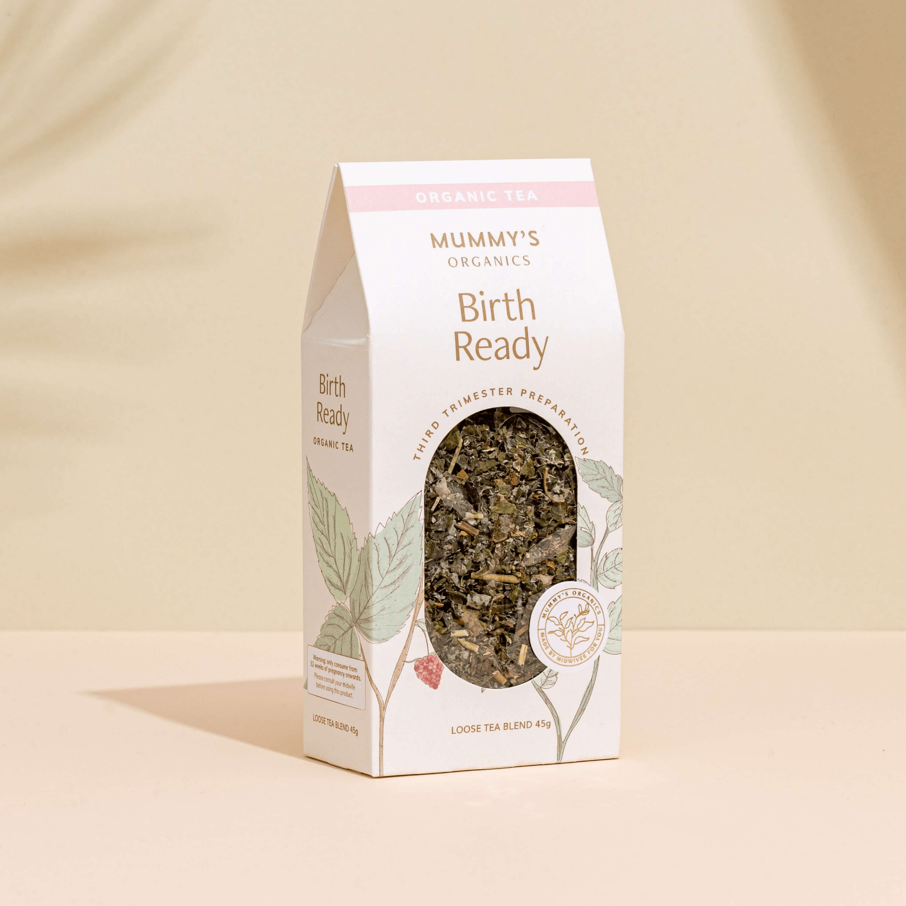 Mummy Raspberry Organic Birth Ready Tea – Raspberry Leaf & Peppermint Mummy’s Organics ...