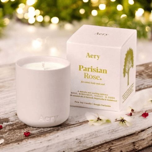 Parisian Rose Votive Candle - Aery Living