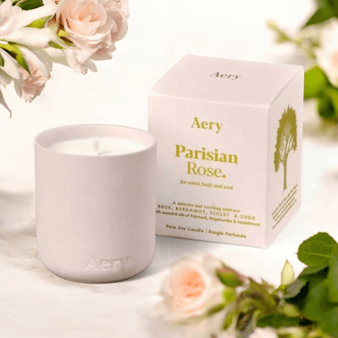 Parisian Rose Votive Candle - Aery Living