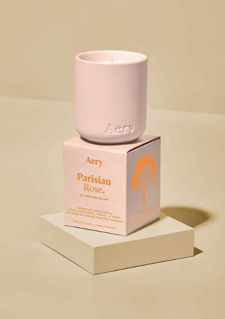 Parisian Rose Votive Candle - Aery Living