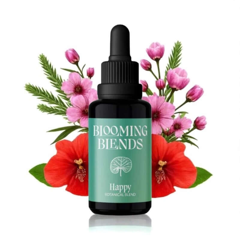Happy Herbal Tincture 30ml - Blooming Blends-Live in the Light Naturally Ltd