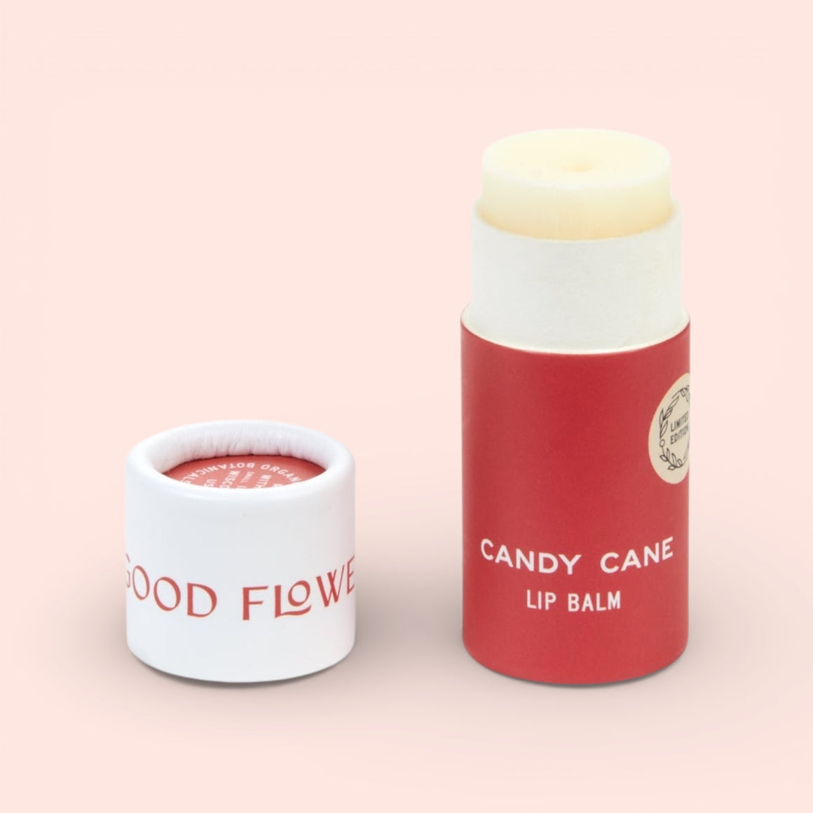 Seasonal Limited Candy Cane Organic Lip Balm