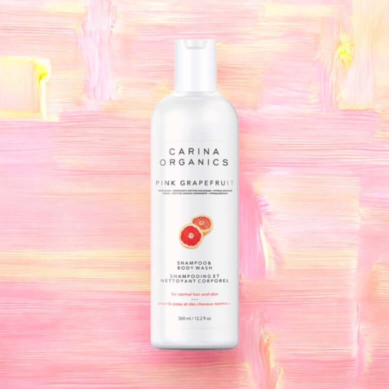 Pink Grapefruit Shampoo And Body Wash 360ml - Carina Organics
