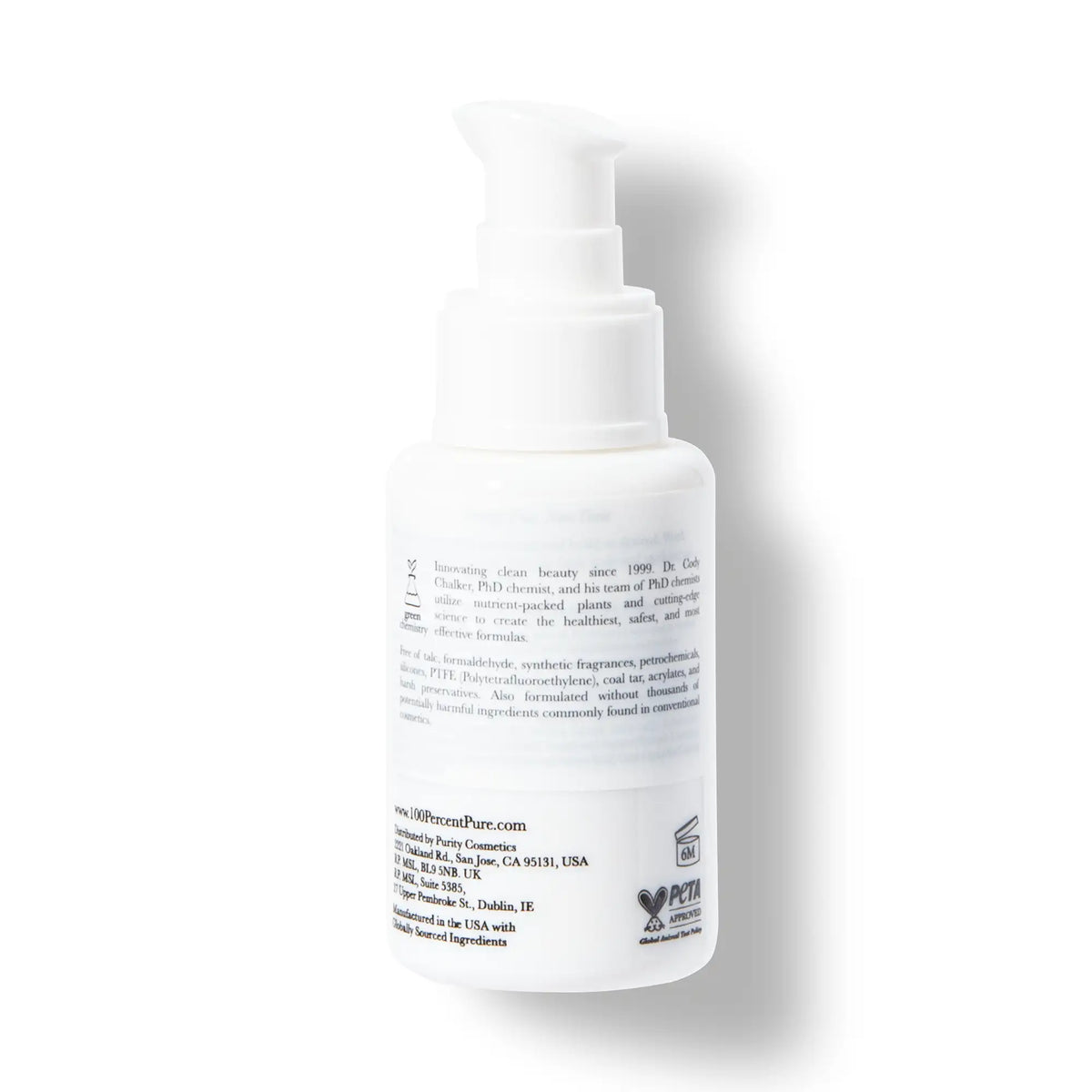 Pro-Vitamin B5 Smoothing Hair Serum - 100% Pure – packaging detail