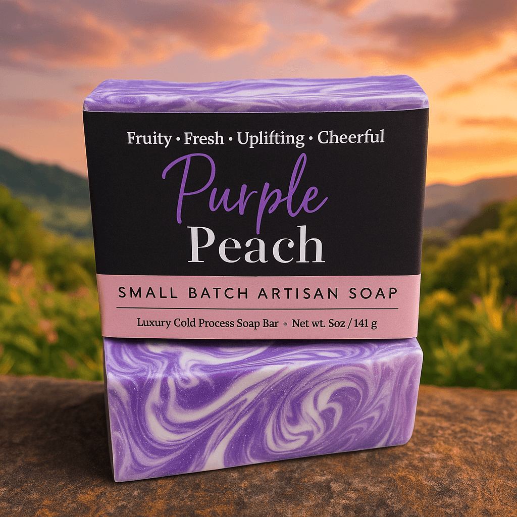 Purple Peach Soap Bar - Soap Boutique