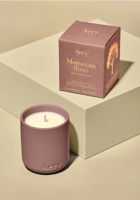 Moroccan Rose Mini Candle - Aery Living