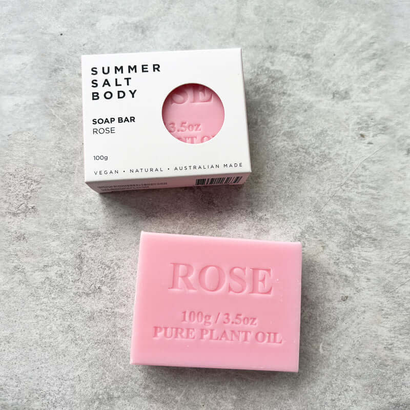 Rose Soap Bar 100g – Summer Salt Body