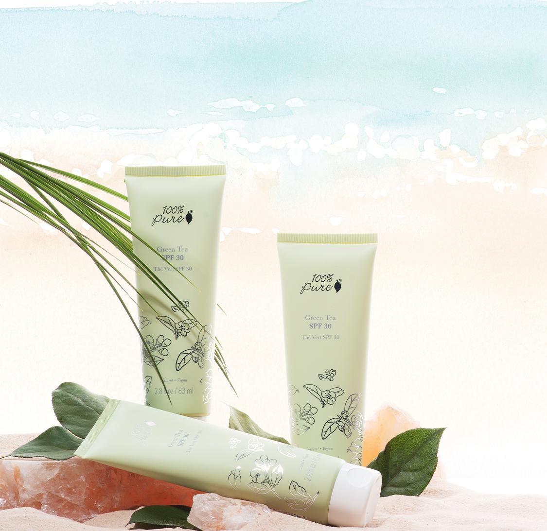 Green Tea SPF 30 83ml - 100% Pure-Live in the Light Naturally Ltd