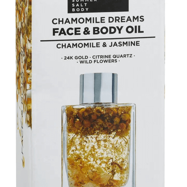 Face & Body Oil - Chamomile Dreams - 100ml - Summer Salt Body-Live in the Light Naturally Ltd