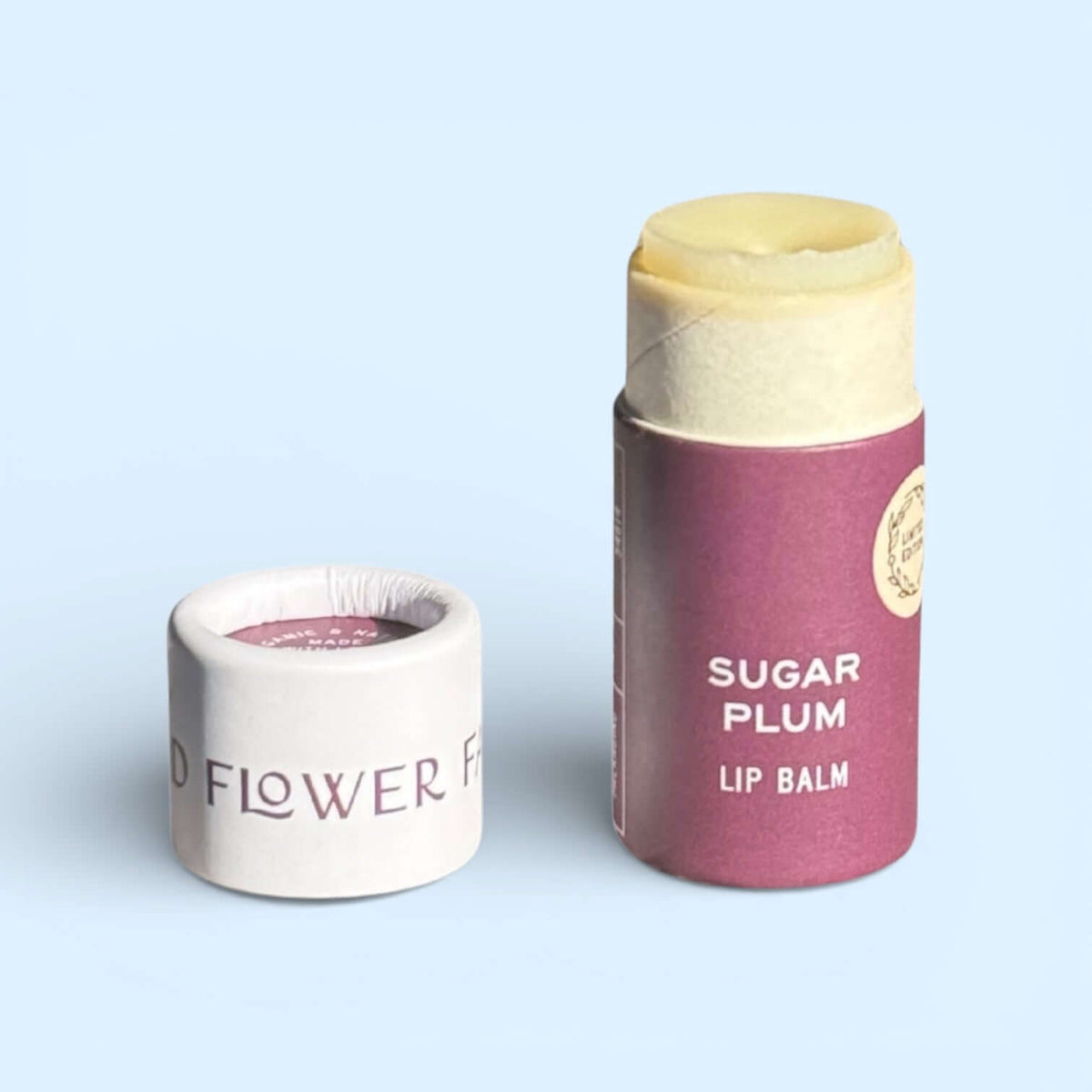 Seasonal Limited Sugar Plum Organic Lip Balm – Good Flower Farm
