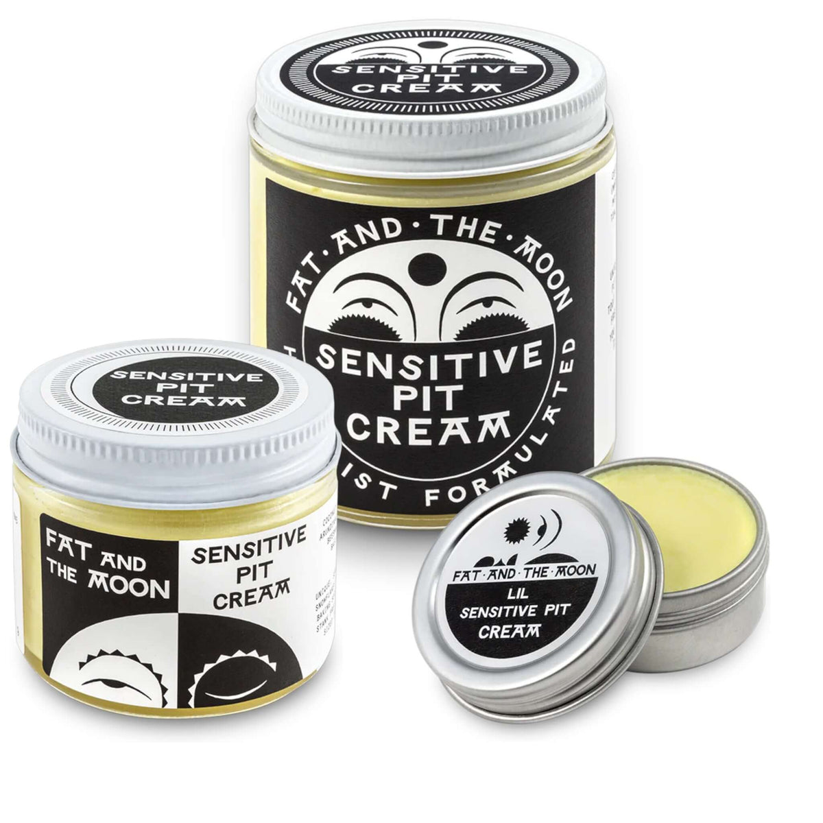 Sensitive Pit Cream Deodorant - Fat & The Moon
