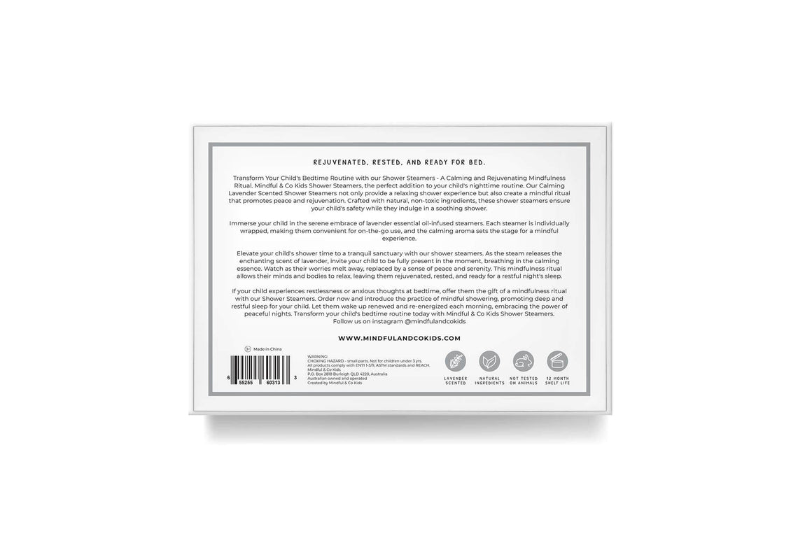 Sensory Shower Steamers x 6