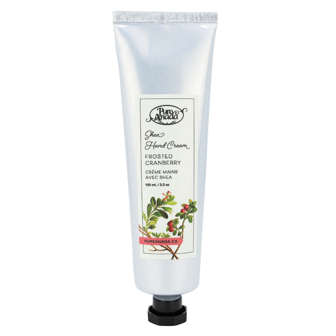 Frosted Cranberry Natural Shea Hand Cream 100ml - Pure Anada