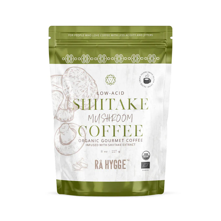Shiitake Mushroom Coffee Filter ground 227 g  8 oz - Ra Hygge