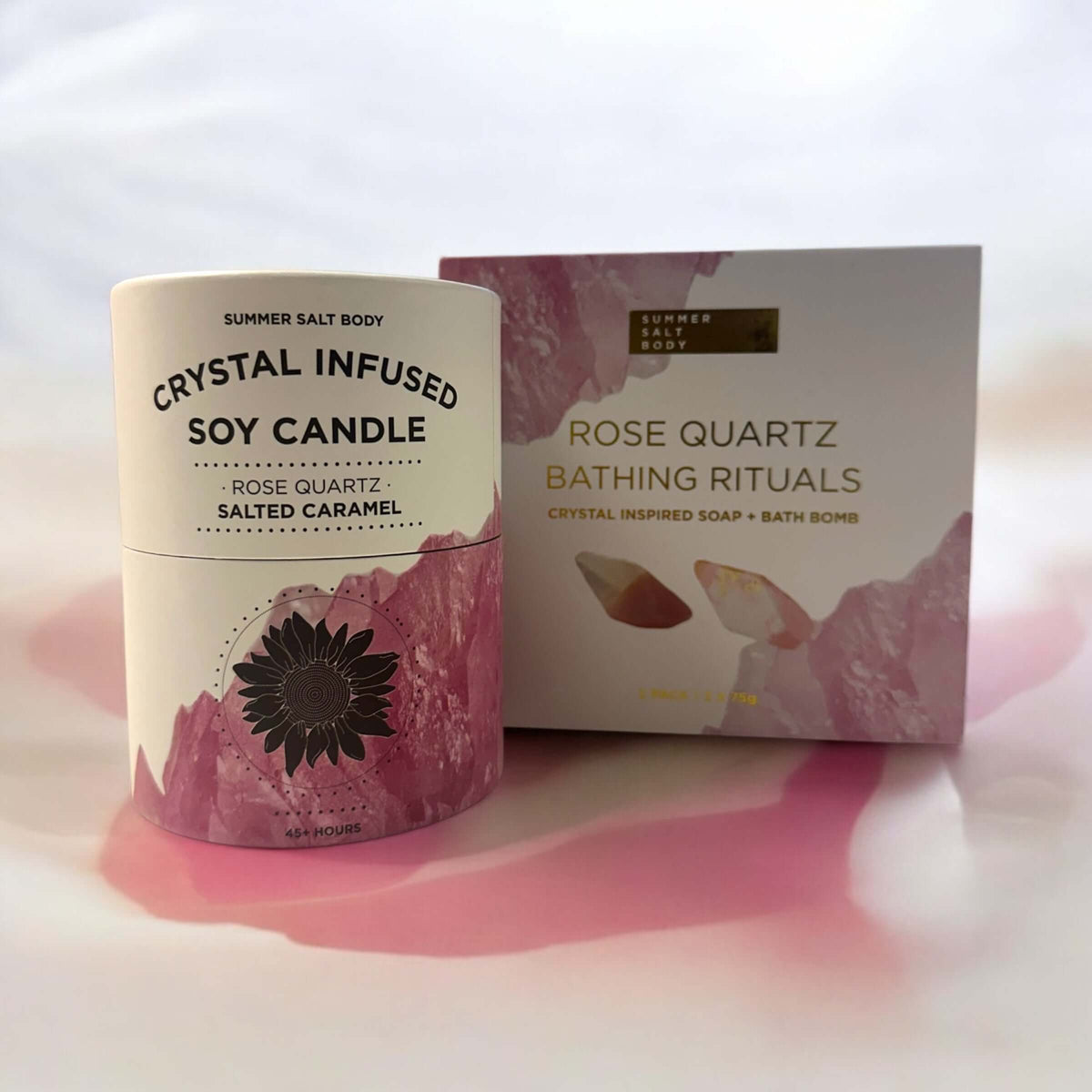 Summer Salt Rose Quartz Gift Set