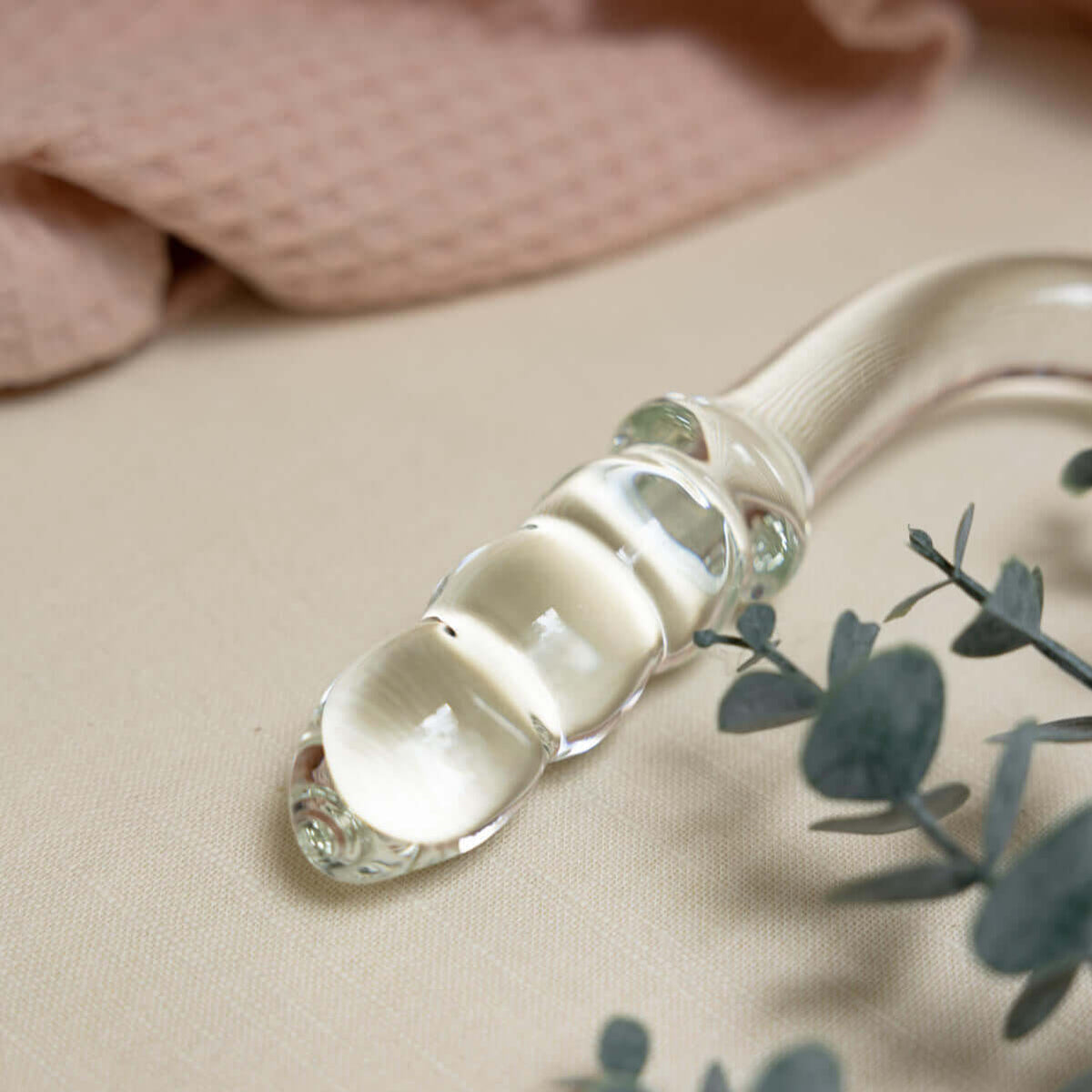 Tansy G-Curve Glass Dildo – 7” Dual-Ended Borosilicate Glass