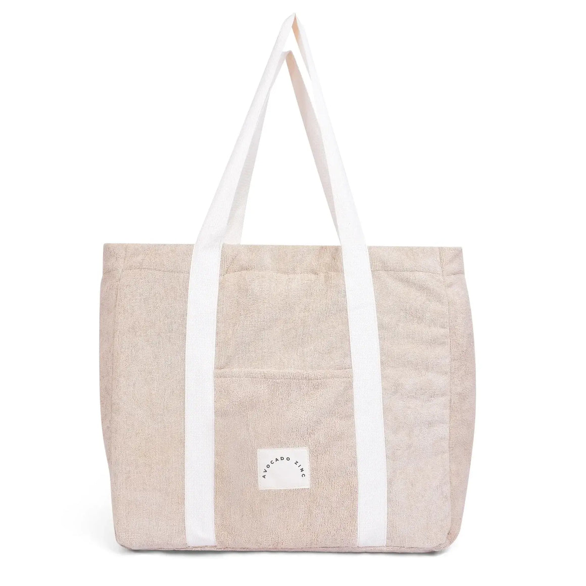 Terry Towelling Tote - Avocado Zinc