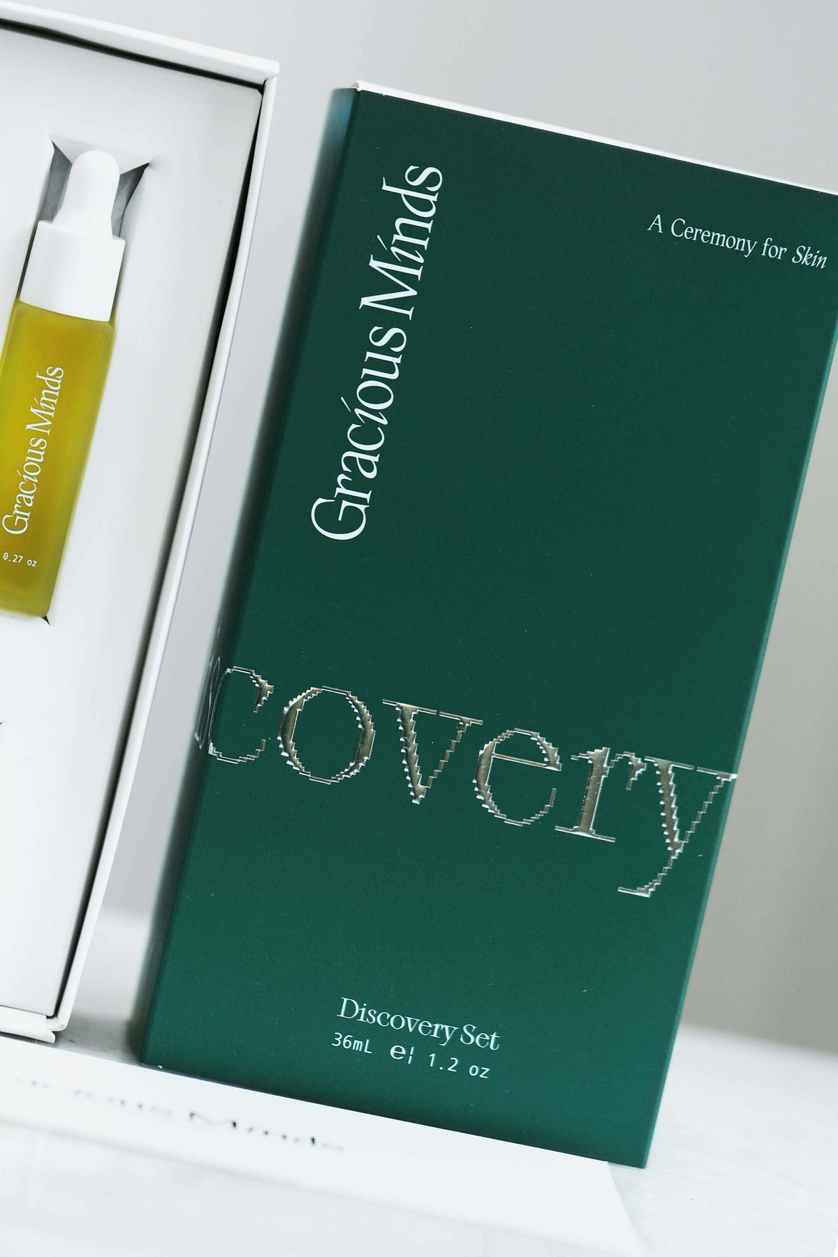 The Discovery Set - The Holistic Night Edit, holistic night skincare set, featuring a nourishing serum.
