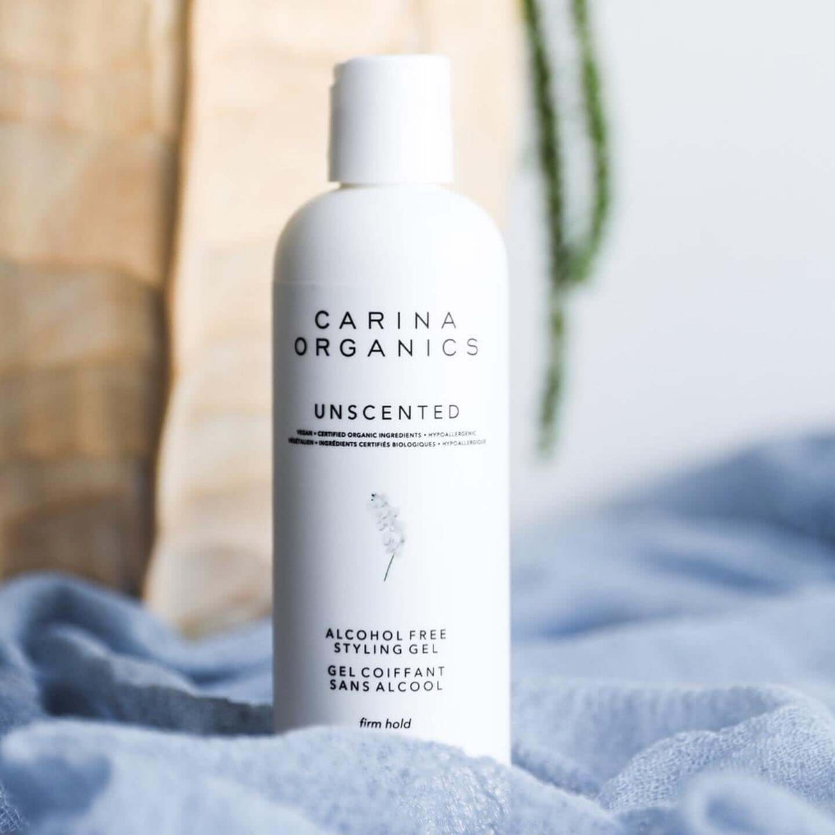 Unscented Alcohol-Free Styling Gel 250ml - Carina Organics
