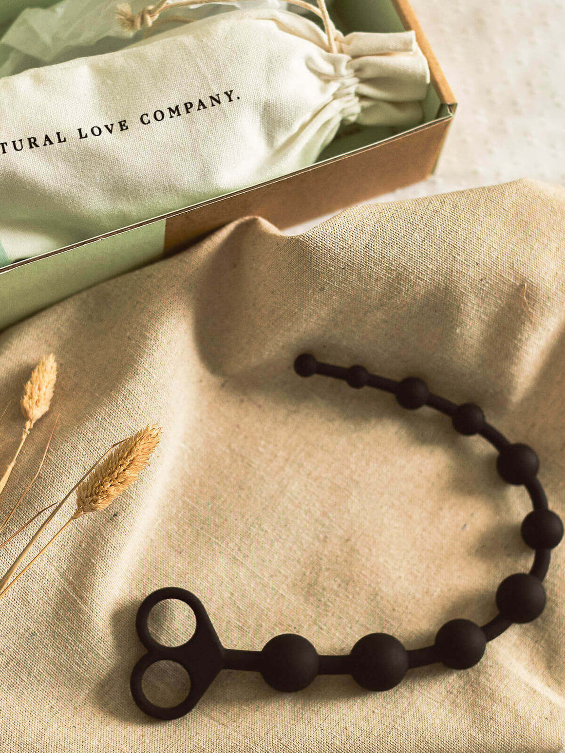 Vetiver | Length of Soft Silicone Anal Beads