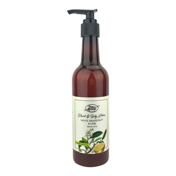 White Grapefruit & Lime Natural Hand & Body Lotion 300ml - Pure Anada CLEARANCE
