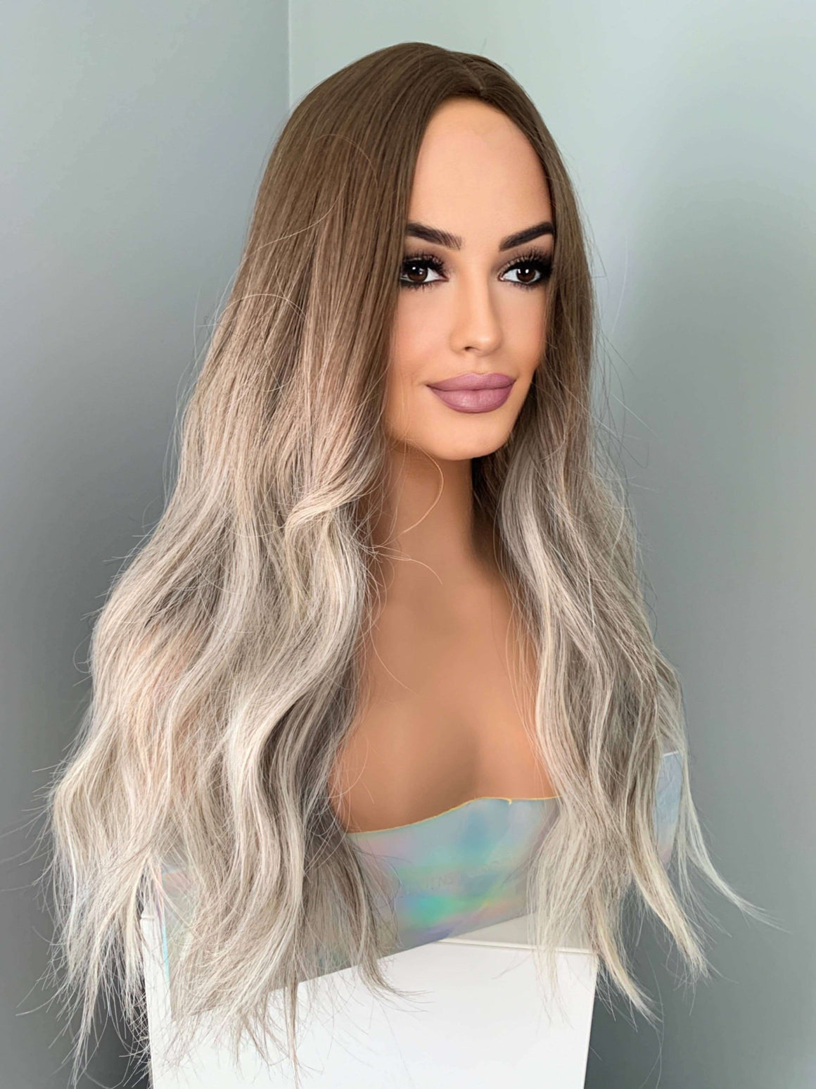 Willow Long Wavy Grey Silver Wig