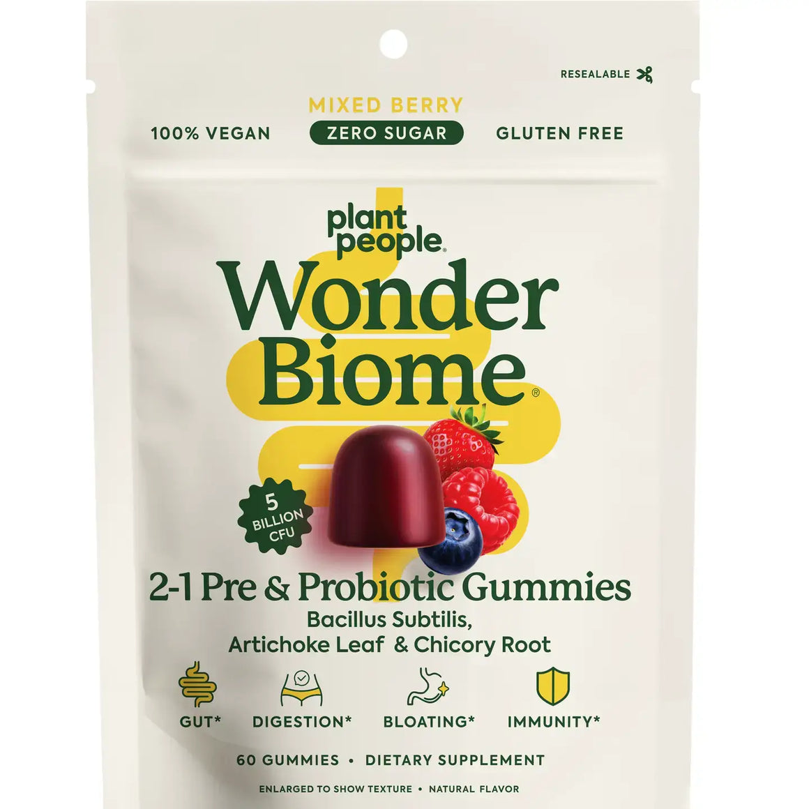 WonderBiome™ 2-in-1 Pre & Probiotic Gummies