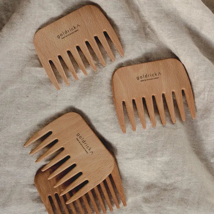 Wooden Detangle Comb - by Goldrick