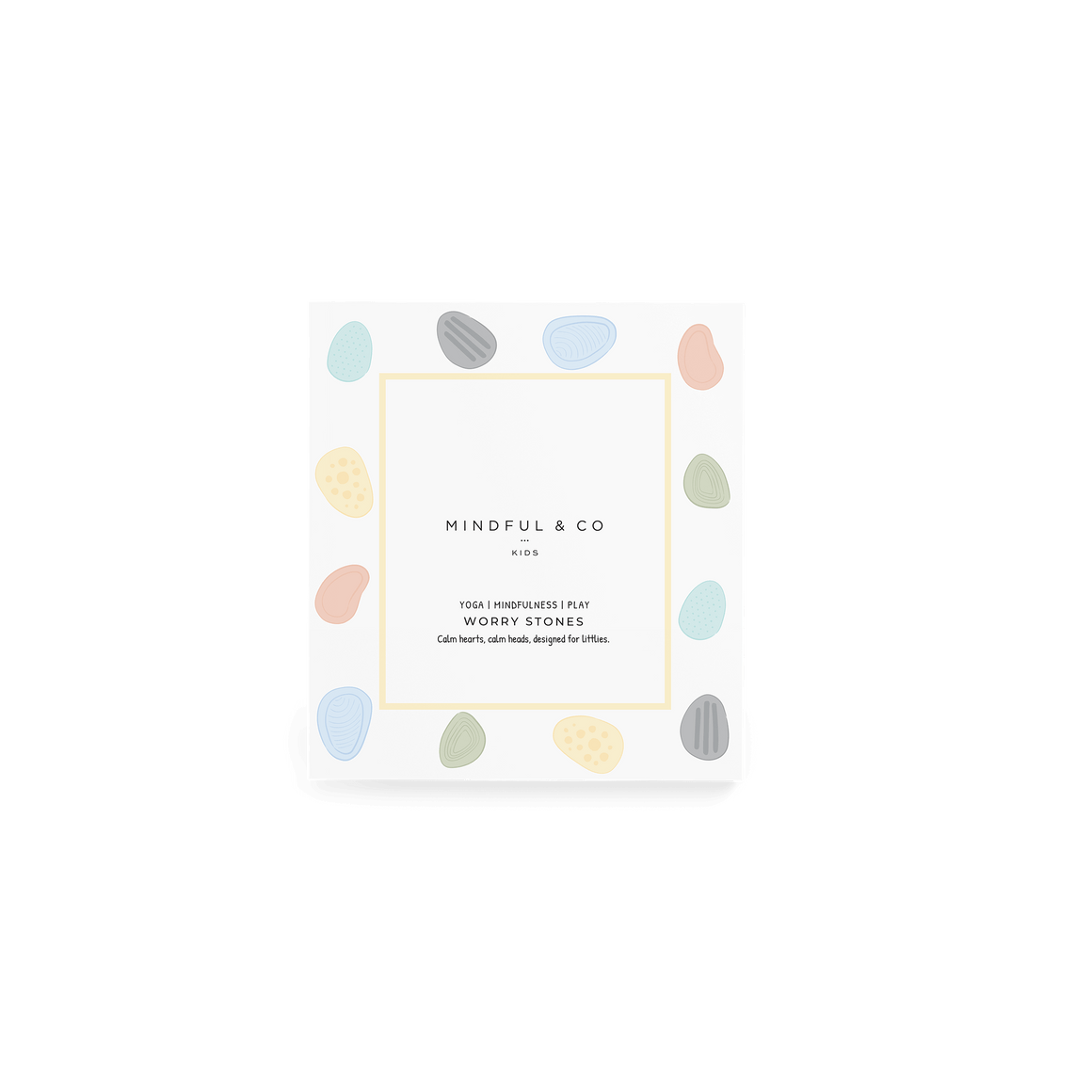 Worry Stones – Calming Sensory Fidget for Kids (Set of 6)